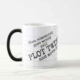 "Yell PLOT TWIST ! & Aller à" Mug de Morphage