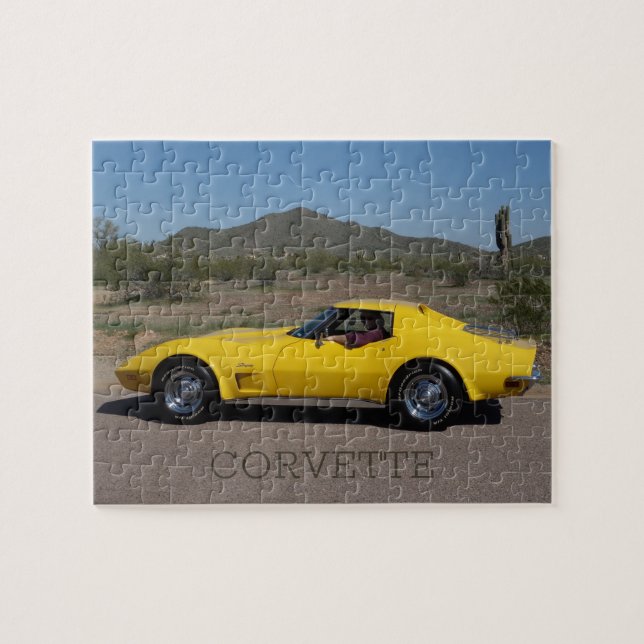 Yellow 1973 Corvette Stingray (Horizontal)