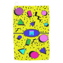 Yellow 80er Memphis Abstrakt Style Retro Nahtlos