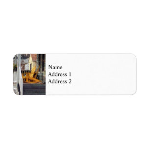 Yellow Adirondack Rocking Chairs