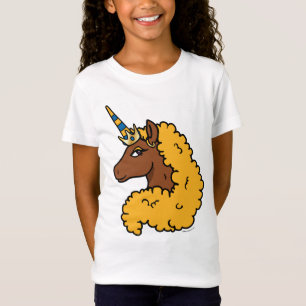 Yellow Afro Unicorn T-Shirt
