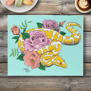 Yellow Albino Ball Python