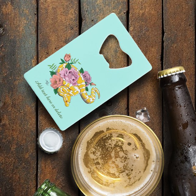 Yellow Albino Ball Python Geldbeutel Flaschenöffner (Von Creator hochgeladen)