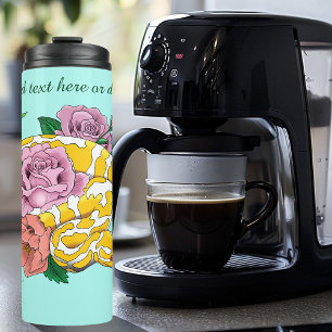 Yellow Albino Ball Python Thermosbecher