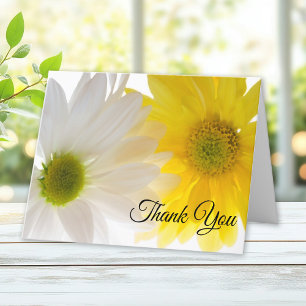 Yellow and White Daisies Danke