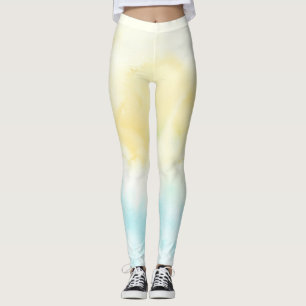 Yellow Aqua Leggings