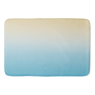 Yellow Aqua Ombre Badematte