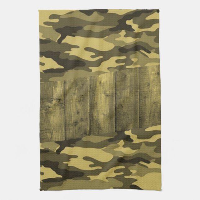 Yellow Army Kitchen Handtuch (Vertikal)