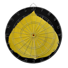 Yellow Aspen Leaf #5 Dartscheibe