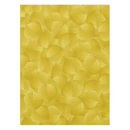 Yellow Aspen Leaf #5 Tischdecke