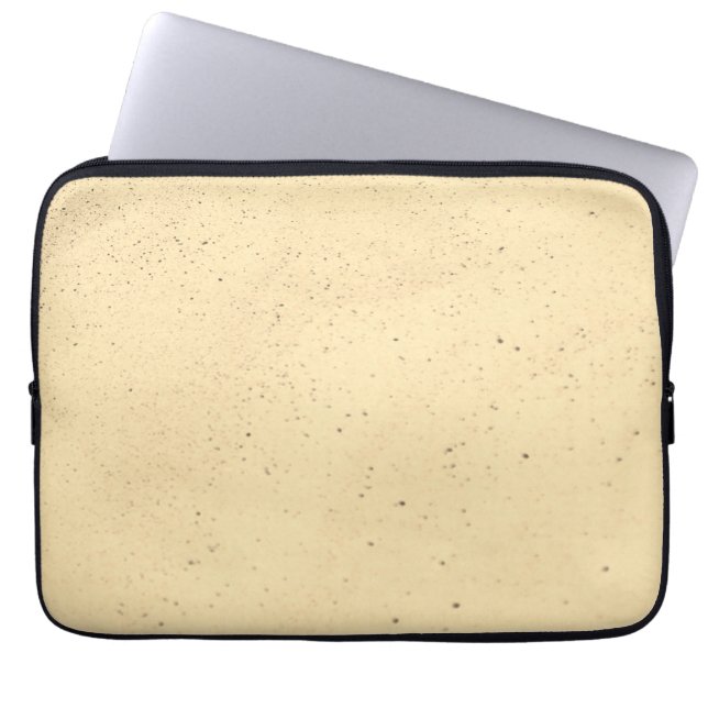 Yellow Banana Sand Laptopschutzhülle (Vorderseite)