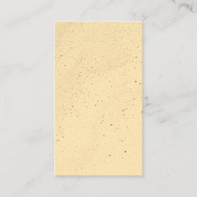 Yellow Banana Sand Visitenkarte (Vorderseite)