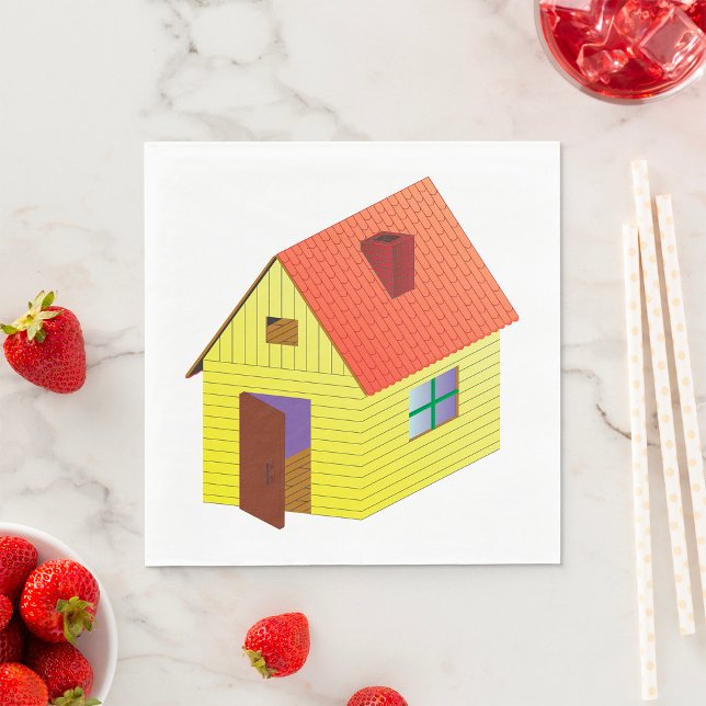 Yellow Barn House Serviette (Von Creator hochgeladen)