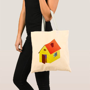 Yellow Barn House Tragetasche