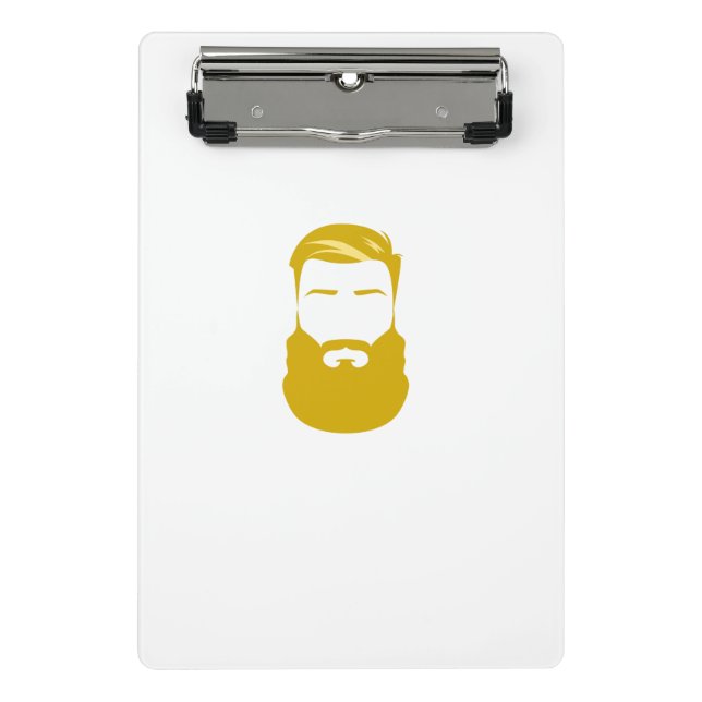 Yellow Beard Mini-Zwischenablage Mini Klemmbrett (Vorderseite)