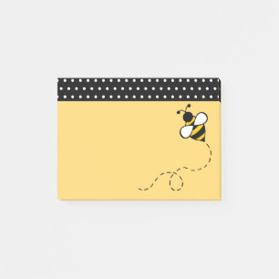 Yellow Bee School Office Post It Notes Gift Post-it Klebezettel