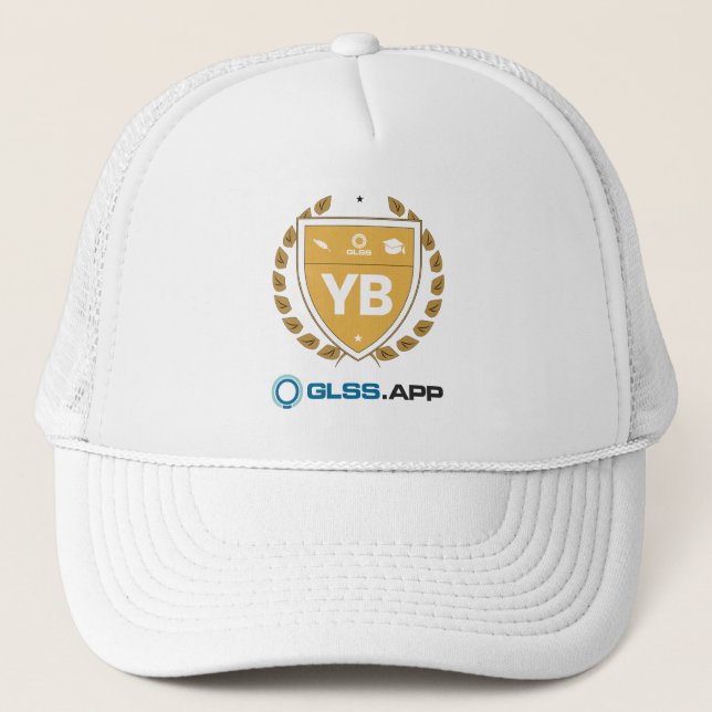 Yellow Belt Certified - GLSS.app Truckerkappe (Vorderseite)