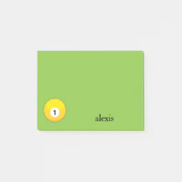 Yellow Billiard Ball Nummer Eins personalisieren