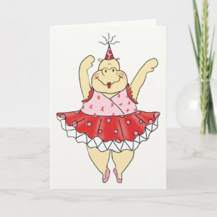 Yellow Birthday Hippo Karte