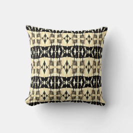 Yellow Black Brown Tan Mediteran Kleine Mosaike Kissen