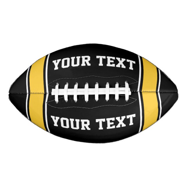 Yellow Black Football Sport Jersey Benutzerdefinie (Vorderseite)