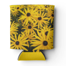 Yellow Black Mit Augen Susans Floral