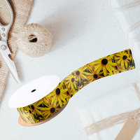 Yellow Black Mit Augen Susans Floral