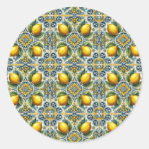 Yellow Blue Capri Lemon Mediterrane Hochzeit