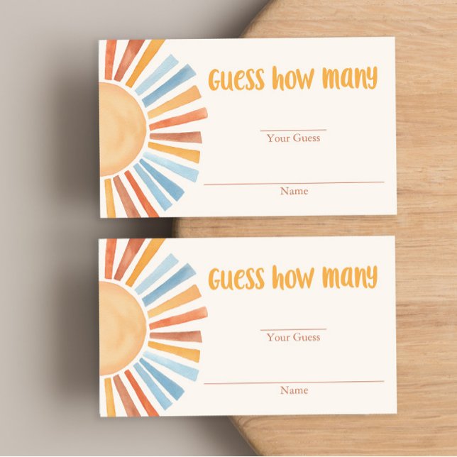 Yellow blue sunshine boho rät wie viele Karten (Von Creator hochgeladen)