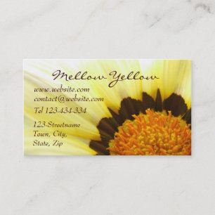 Yellow Blume Business Card Visitenkarte