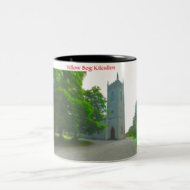 Yellow Bog Kilcullen , Kildare Two-Tone Coffee Tas Zweifarbige Tasse (Mittel)