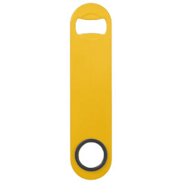Yellow Bottle Opener Custom Text Bar Key Gift Tool