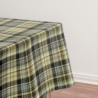 Yellow-brown tartan plaid. tischdecke