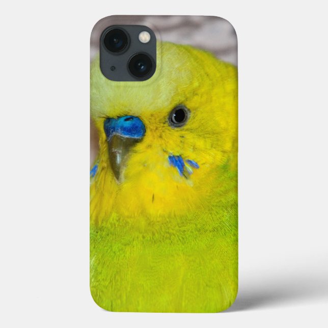 Yellow Budgie iPad Mini Case (Rückseite)
