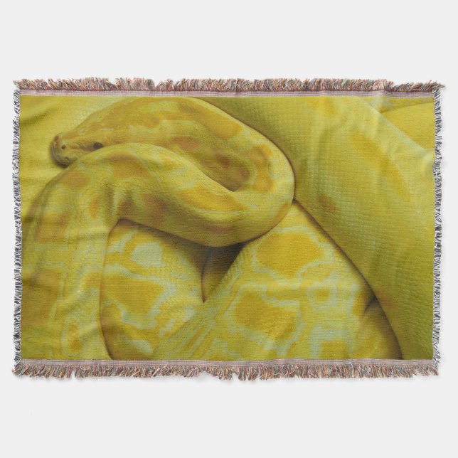 Yellow Burmese Python Decke (Vorderseite)