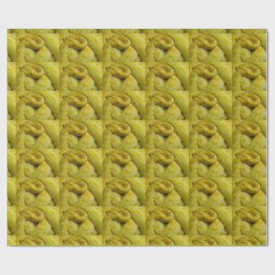 Yellow Burmese Python Geschenkpapier
