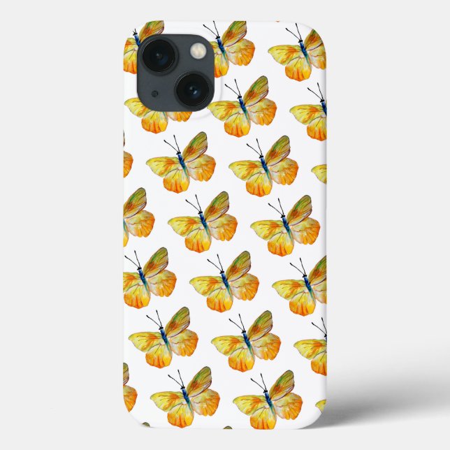 Yellow Butterflies iPhone 6/6, Tough Xtreme Case-Mate iPhone Hülle (Rückseite)