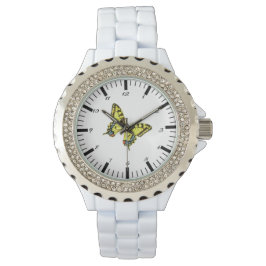 Yellow Butterfly eWatch Armbanduhr