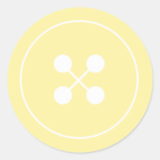 Yellow Button Baby Shoosh Gevor Sticker
