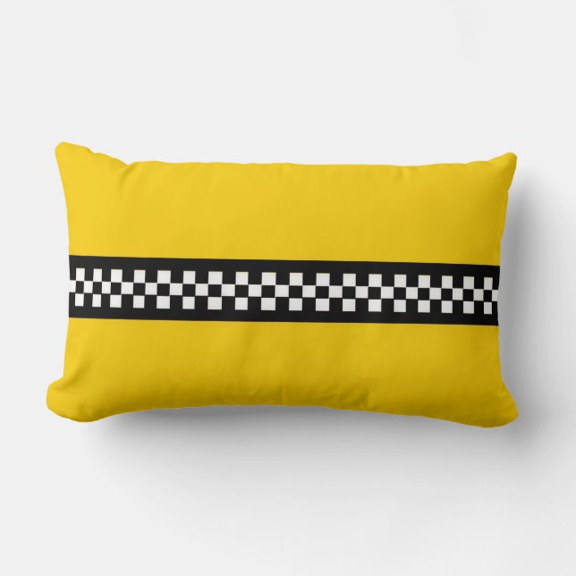 Yellow Cab Kissen (Vorderseite)