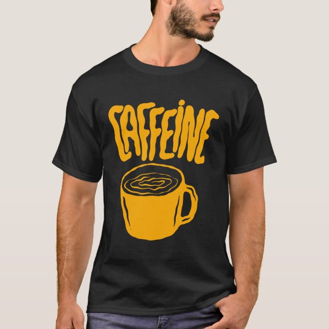 Yellow Caffeine T-Shirt (Vorderseite)