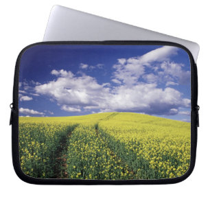 Yellow Canola in Whitman Landkreis Washington Staa Laptopschutzhülle