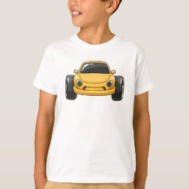 Yellow Cartoon Car  T-Shirt