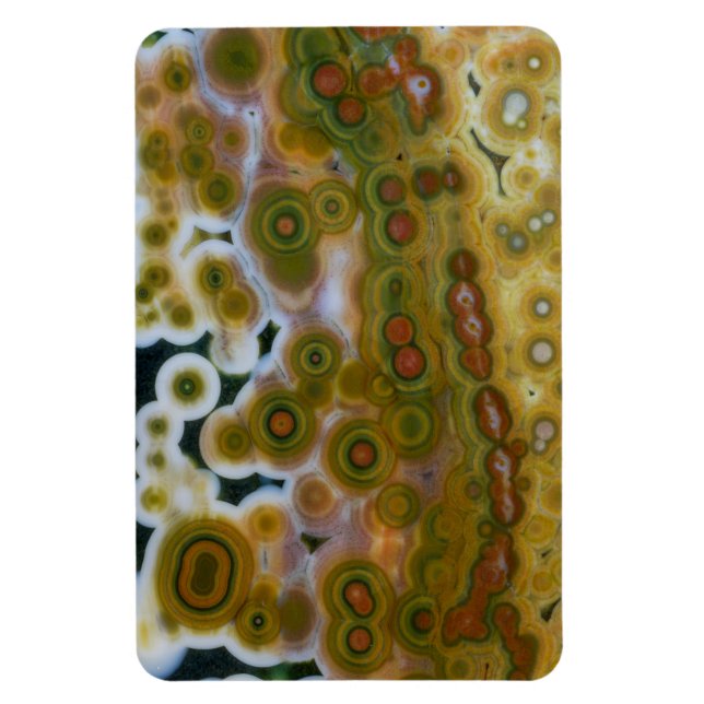 Yellow Ccolor Ocean Jasper Magnet (Vertikal)
