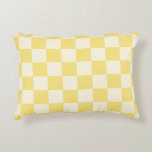 Yellow Checkerboard Dekokissen<br><div class="desc">Yellow Checkerboard</div>