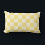 Yellow Checkerboard Lendenkissen<br><div class="desc">Yellow Checkerboard</div>