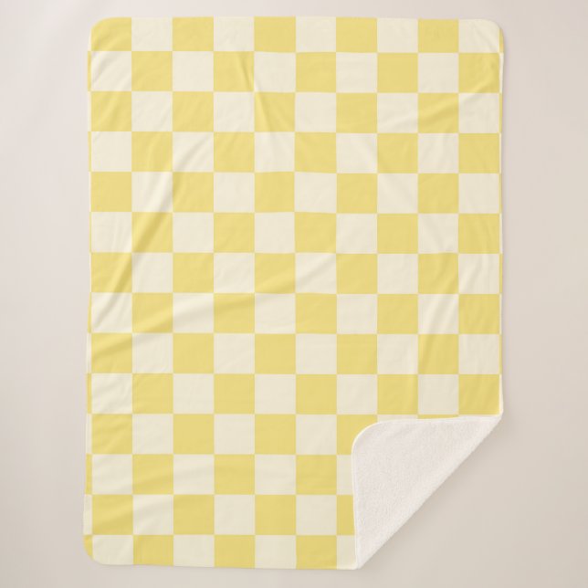 Yellow Checkerboard Sherpadecke (Vorderseite)