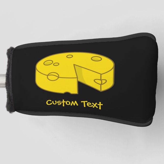 Yellow Cheese Golf Headcover (Vorderseite)