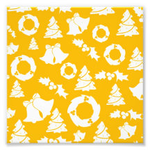 Yellow Christmas Pattern