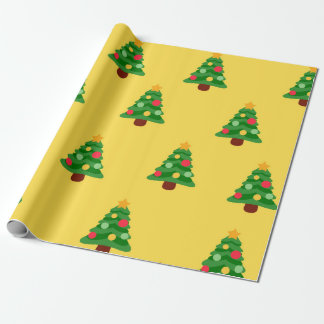 Yellow Christmas Wrapper Geschenkpapier